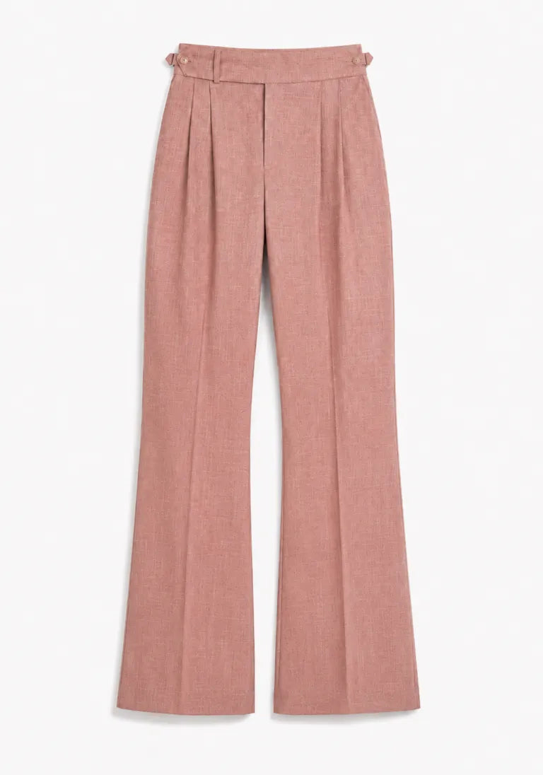 Dusty Rose Wide Bell Bottom pants for Men