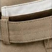 Close-up of the Scanta belt with its contrast piping.