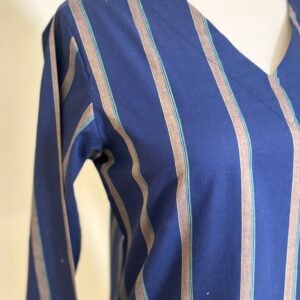 navy blue stripe shirt