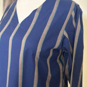 navy blue stripe shirt