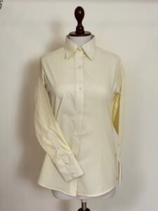 Light Yellow Collared Shirt For Women 2