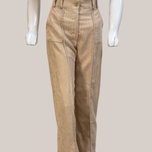 corduroy camel brown baggy pants for women