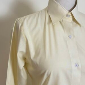 light yellow collared shirt for women