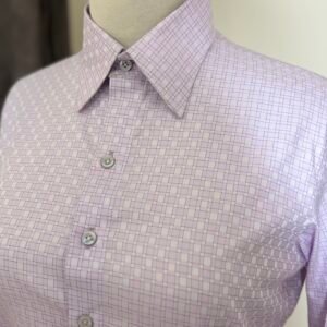 women’s lilac long sleeve formal shirt