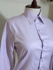 Women’s Lilac Long Sleeve Formal Shirt 3