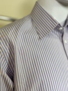 Lavender Striped Formal Shirt for Men 3