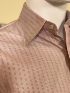 Pink Striped Formal Shirt for Men 5