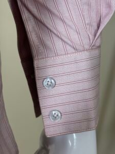 Pink Striped Formal Shirt for Men 3