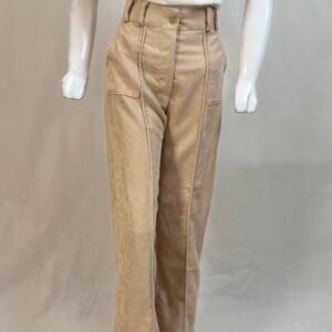 corduroy camel brown baggy pants for women